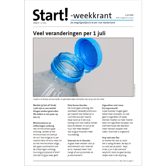 Pagina Start!-Weekkrant Pagina Start!-Weekkrant