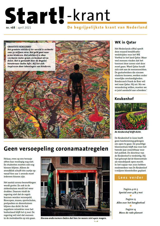 Coming soon: de Start!-krant nieuwsportal